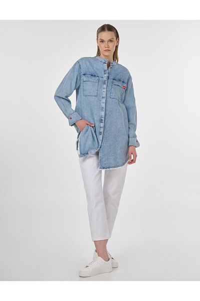 KYR Judge Collar Lyocell Tunic Towel Washing
