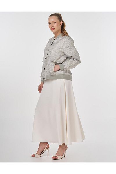 Kayra Μπουφάν Jacquard Bomber Πράσινο μούχλα