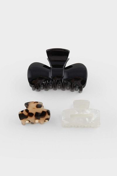 DeFacto Women's 3-Piece Latch Buckle F0768Axns