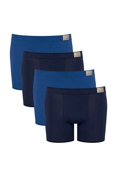 SLOGGI Herren Shorts, 4er Pack - GO Natural Short C4P, Boxershorts, Cotton Stretch