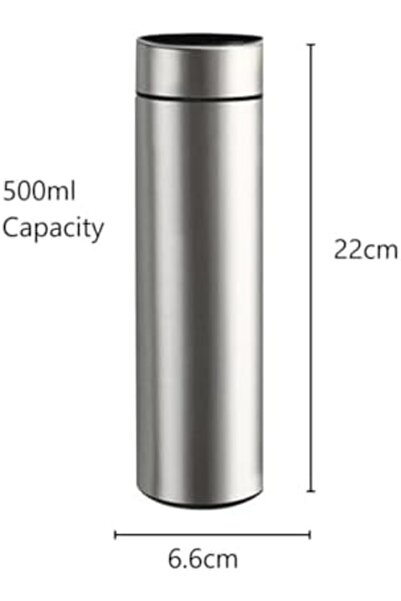Other Premium Stainless Steel Thermal Insulating Cup, 500 ml with Touchscreen LED Display for Temperature