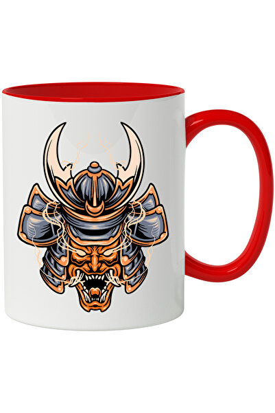 StoryGift Romania Cana Cu Masca, Samurai, Oni, Demon, Casca, Fum, Asiatic, Mu...