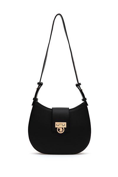 U.S. Polo Assn. Shoulder Bag - Black - Plain
