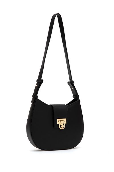 U.S. Polo Assn. Shoulder Bag - Black - Plain