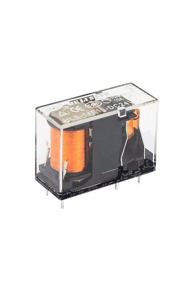 Findit 24V Relay Single Contact 5 Legs 10 Amper Transparent (2818)
