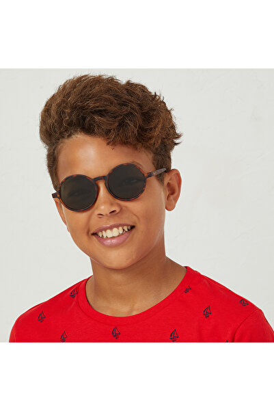 Babamio نظارات شمسية شيمر للأطفال من عمر 9 إلى 14 عامًا - بتصميم سلحفاة