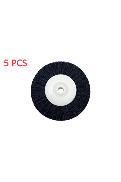 Choice1 مجموعة من 5 قطع من فرشاة التلميع ذات الشعيرات السوداء والبنية مقاس 66...