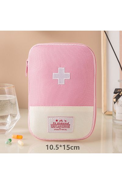 Choice Pink-S First Aid Kit Pouch Home Medicine Storage Bag Suitable For Outdoor Travel Medical Bag Home Re