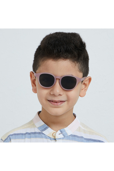 Babamio نظارات شمسية للأطفال من سكيبر جونيور - من عمر 4 إلى 8 سنوات - وردية ا...