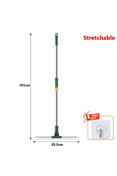 Choice 35.5cm - Hooks Silicone Scraper Broom Magic Wiper High Place Glass Wiper Floor Mop Household Bathroo