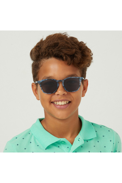 Babamio نظارات شمسية للأطفال من ماريا كيدز - من 9 إلى 14 عامًا - زرقاء