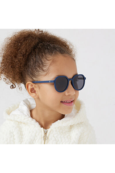 Babamio نظارات شمسية زرقاء للأطفال من ميستي جونيور - من عمر 4 إلى 8 سنوات