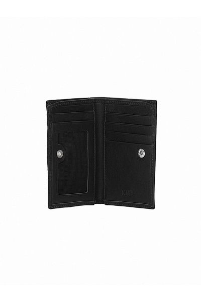 Kip Black Leather Wallet