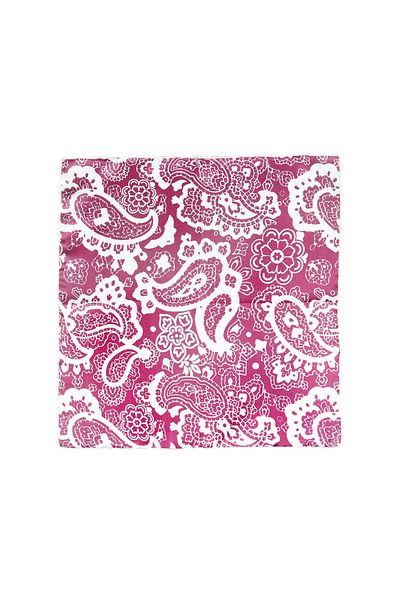 Kip Red Fabric Handkerchief