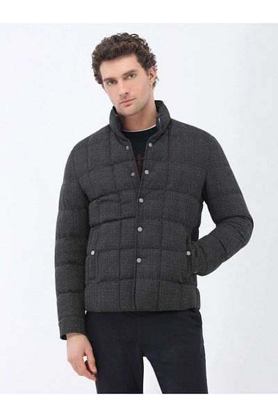 Kip Anthracite Woven Coat