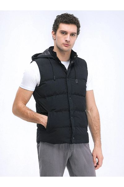 Kip Black Woven Sports Vest - Comfortable and Stylish