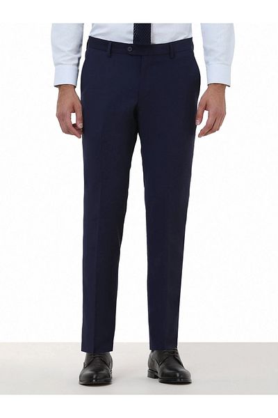 Kip Classic Wool Blended Saks Straight Woven Trousers