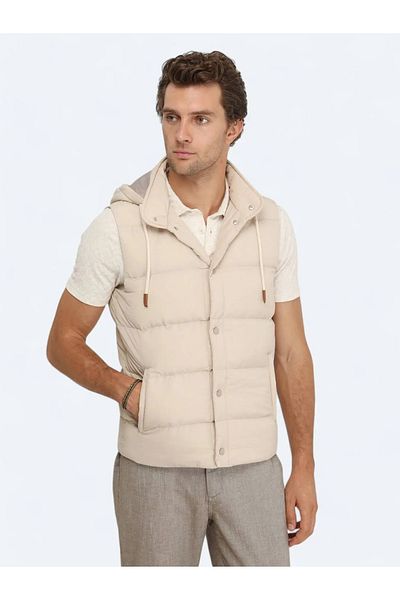 Kip Beige Sports Vest - Woven