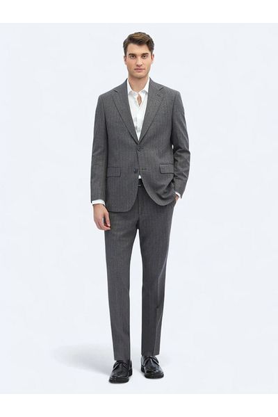 Kip Light Navy Blue Micro Comfort Fit Suit
