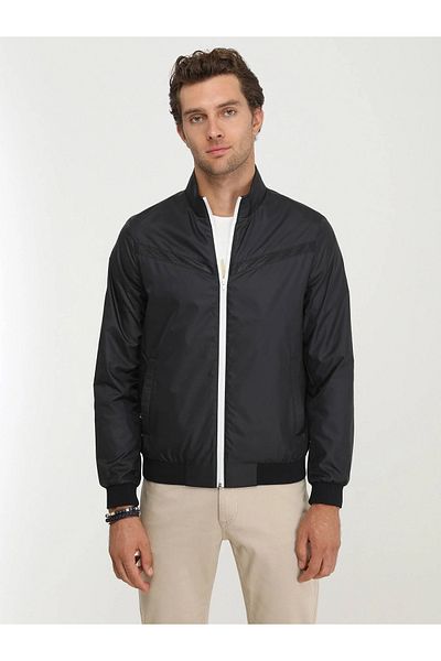 Kip Παλτό Navy Blue Woven