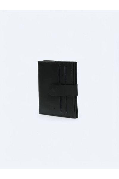 Kip Black Leather Wallet