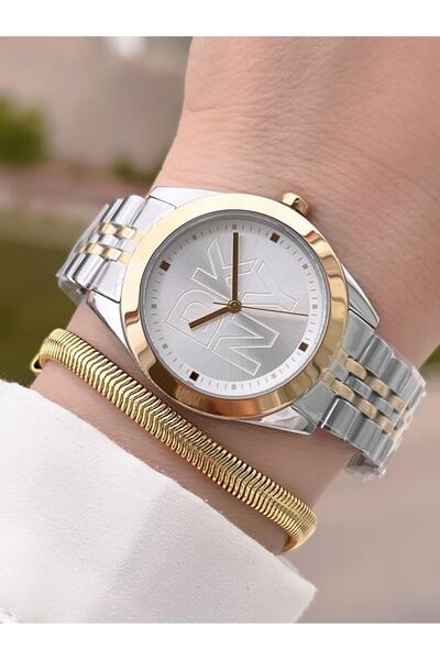 Dkny Çelik Kasa Ve Kordon 5 Atm Suya Dayanıklı 2 Yıl Garantili Kadın Kol Saat...