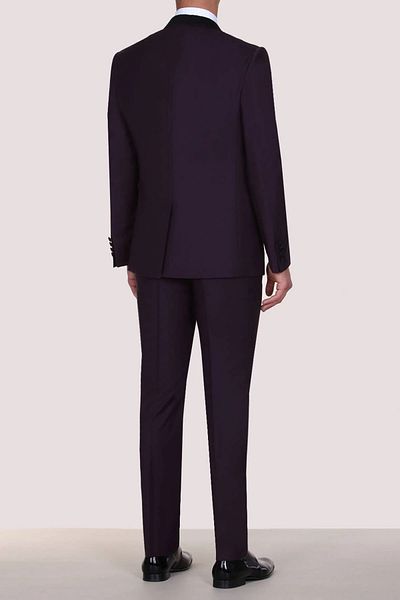 Kip Burgundy Tuxedo Suit