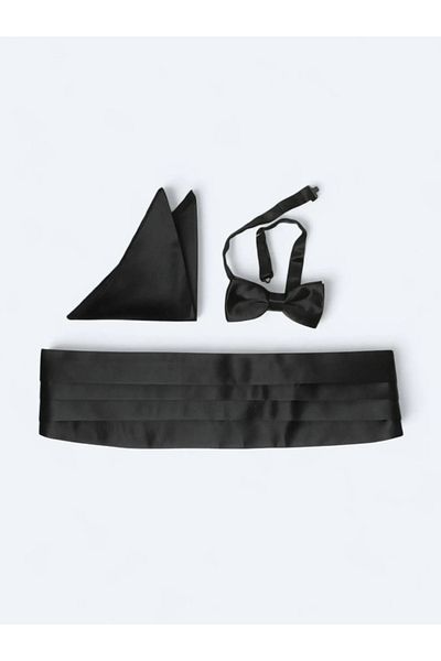 Kip Bow Tie Black Belt Set
