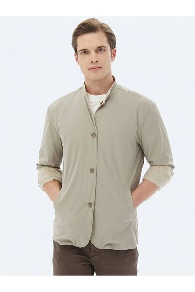 Kip Beige Woven Coat
