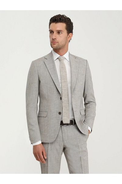 Kip Mink Micro Modern Fit Suit