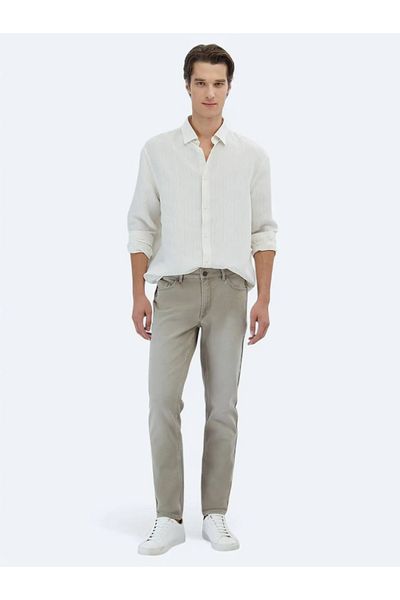 Kip Πουκάμισο Casual με ρίγες Safran Oversize Fit