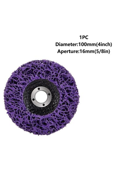 Choice 100mm 1PC Poly Strip Disc Abrasive Wheel Paint Rust Remover Clean Grinding Wheels for Motorcycles Du