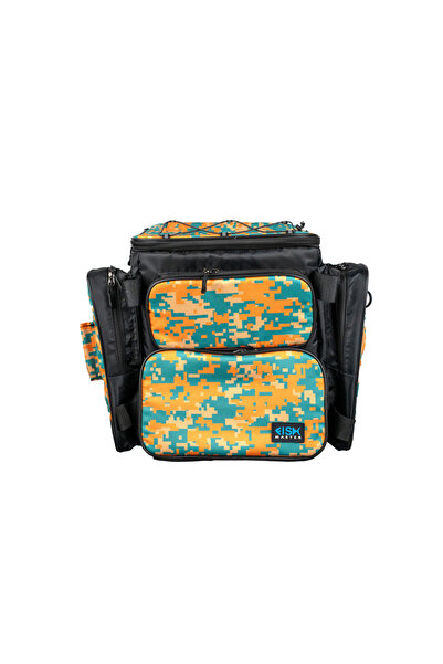 FİSH MASTER Orange Camo Balıkçı Sırt Çantası
