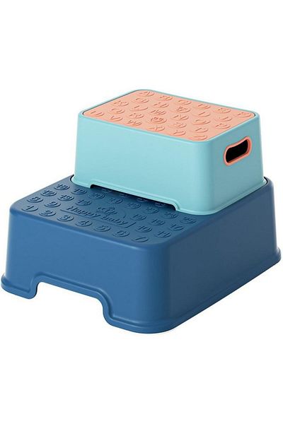 Yelajoy Toddler Step Stool, 2 in 1, With Non-slip Surface and Base, Suitable for Toddler Potty Training