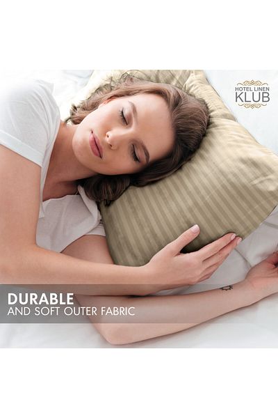 Hotel Linen Klub 2-Piece 100% Cotton Sateen Pillowcase (50x75cm) – Silky Soft Feel Like Satin, Hotel-Quality Bedding