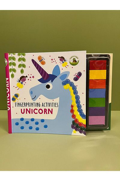 TURTLEKİDS Turtle Kids Fingerprinting Activities Unicorn