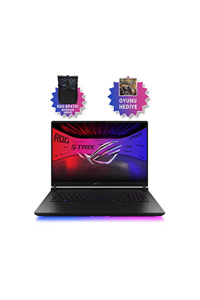 ASUS ROG Strix SCAR18/ G835LX-SA000W/ Ultra9 275HX işlemci/ 64GB Ram/ 4TB SSD/ RTX 5090 Ekran Kartı/