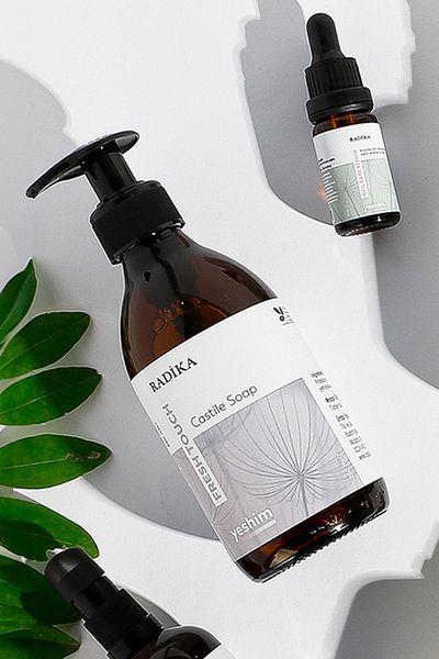 Radika Aromaterapi Natural Liquid Castile Soap / for Face, Hair and Whole Body Cleansing / Yeshim Series