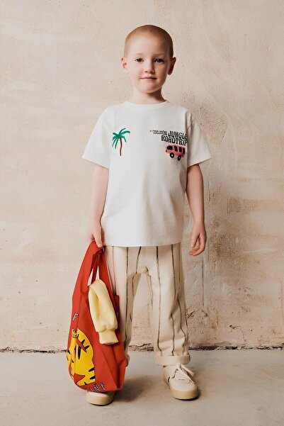 2kids2mom Set pentru băiat cu relief graffiti cu detaliu de rucsac