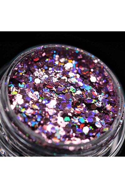 Kajol Beauty Holographic cosmetic glitter (purple) for makeup/bodyart PK106 KAJOL Beauty®, <1g