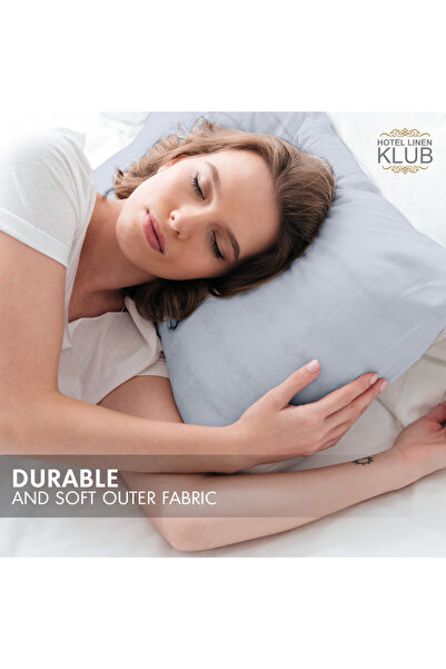 Hotel Linen Klub 2-Piece 100% Cotton Sateen Pillowcase (50x75cm) – Silky Soft Feel Like Satin, Hotel-Quality Bedding