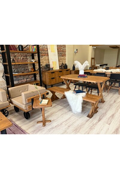 NT Concept Ntconcept Vitra Ahşap Ayaklı Bench (60cm)