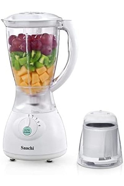 SAACHİ Blender 2-in-1 with Glass Jug and Plastic Grinder - Saachi NL-BL-4404