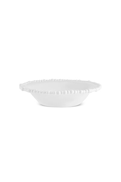 Karaca Perla Melamine Deep Plate 22 cm White
