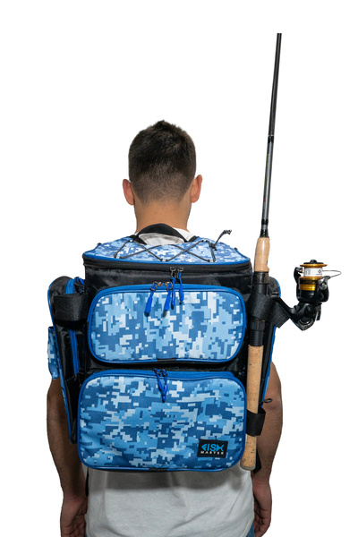 FİSH MASTER Blue Camo Balıkçı Sırt Çantası