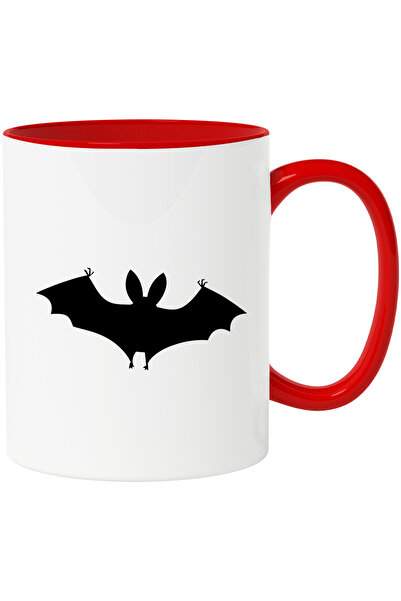 StoryGift Romania Cana Cu Un Liliac - Halloween Cu Maner Rosu, Cu Maner Rosu ...