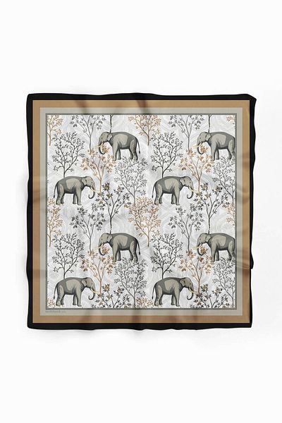 Modabutik Μπαντάνα με σχέδιο Tropic Elephants Dg12030