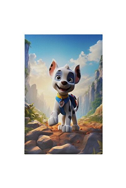 StoryGift Romania Tablou Canvas: Dalmațian Printre Roci- Personaj Animat Pict...