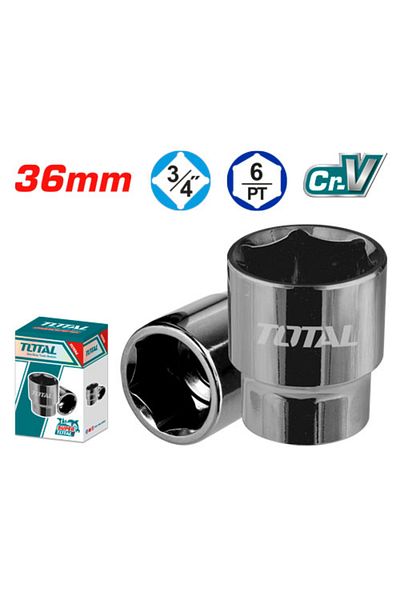 TOTAL 36mm 3/4" Short Chrome Hex Bolt