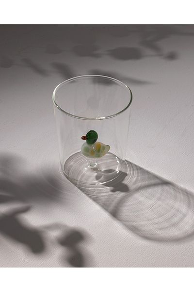 Madame Coco Violet Borosilicate Glass Cup - Green - 350 ml
